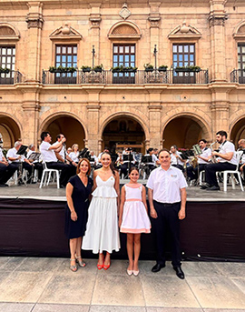 La Banda Municipal celebra San Cristóbal con un viaje musical por la geografía española
