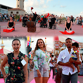 Emotivo, concienciador y exitoso desfile de moda inclusiva ´La mar de solidario´