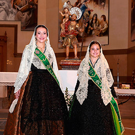 Castellón rinde homenaje a su patrón San Cristóbal con la misa en la Concatedral y el reparto de cintas conmemorativas