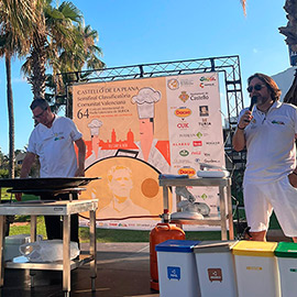 Castellón celebra un showcooking en el marco de la semifinal autonómica del Concurs Internacional de Paella Valenciana de Sueca