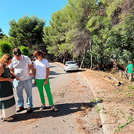 Finalizan las labores de desbroce y talas selectivas en 1,8 hectáreas de los barrancos del Sigalero y la Ratlla de Benicàssim