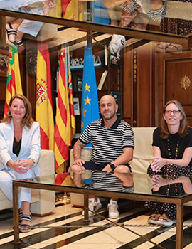 Castellón reconoce al grauero Víctor Elizalde por su travesía solidaria de más de 1.300 km a favor de la investigación de una enfermedad rara