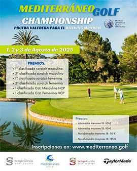 Inscripciones abiertas para el evento clasificatorio del Ranking Mundial de Golf Amateur, WAGR