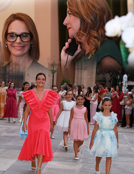 Las nuevas Reinas y Damas de la Ciudad elegidas para 2026 son recibidas por la alcaldesa Begoña Carrasco