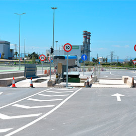 PortCastelló licita el mantenimiento de los lavarruedas para reducir la dispersión de partículas