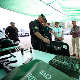 Antonia García Valls visita el CECOR en la primera jornada inaugural del Arenal Sound en su 15º aniversario