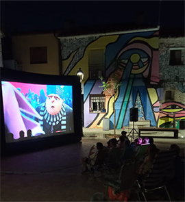 La Diputación de Castellón lleva el cine de verano a 53 municipios de menos de 300 habitantes