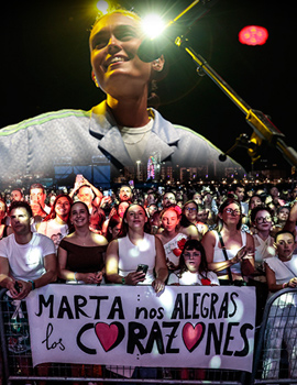 Viernes de Marta Santos en el  Som Festival de Castelló