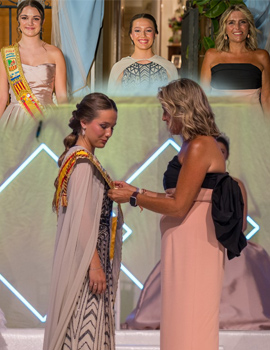Avril Navarro ya es oficialmente la reina de las fiestas de Vall d’Alba tras una emotiva gala de proclamación