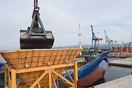 PortCastelló: segundo puerto español en tráfico de granel sólido con 4,5 millones de toneladas movidas hasta julio