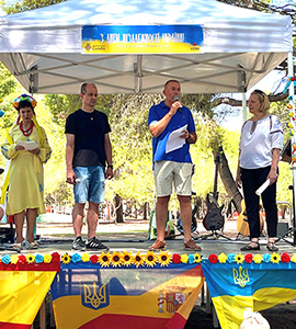 Castellón conmemora el Día de la Independencia de Ucrania con una jornada intercultural y solidaria en el Parque del Pinar