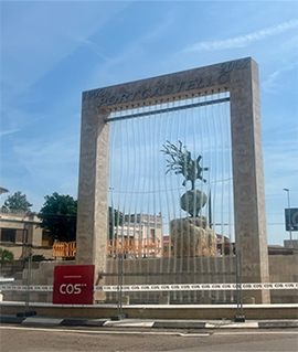 PortCastelló mejora la iluminación de la galería de la Fuente del Centenario