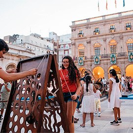 Rincón Medieval Infantil en la Plaza Mayor de Castellón