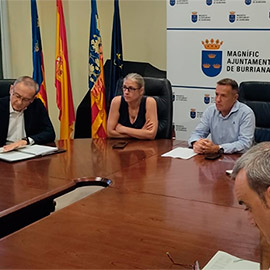La secretaria autonómica de Emergencias e Interior participa en la Junta del Consorcio del Mijares para abordar los baños peligrosos en los azudes