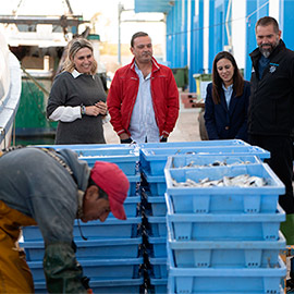 La Diputación de Castellón afianza su apoyo al sector pesquero con 30.000 euros de ayudas para las cinco cofradías de pescadores de la provincia