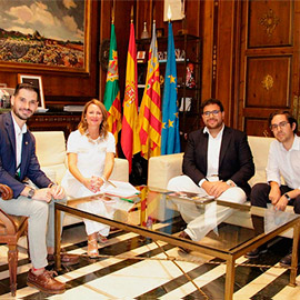 Carrasco se compromete activar medidas que faciliten el acceso a la vivienda ante representantes del Consell de l´Estudiantat de la UJI