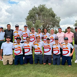 Celebración del Sergio García Junior Championship