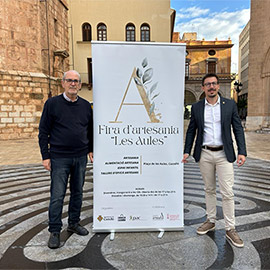 Nueva edición de la Fira d’Artesania ´Les Aules´ con más de 20 expositores y talleres en vivo