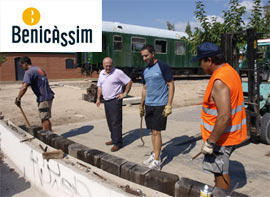Se inicia la cuenta atrás para la apertura de la plaza del trenet de Benicàssim