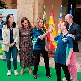 Castellón recibe la antorcha del Meeting International Special Olympics