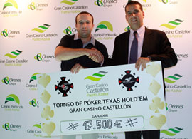 El Summer Deep Stack del Gran Casino Castellón repartió 50.000€ en premios con un ganador español