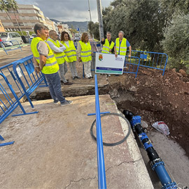 Benicàssim garantiza el suministro de agua potable del casco urbano ante emergencias gracias a una nueva conexión con la desaladora