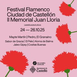 Mayte Martín inaugura el II Festival Flamenco de Castellón Memorial Juan Lloria