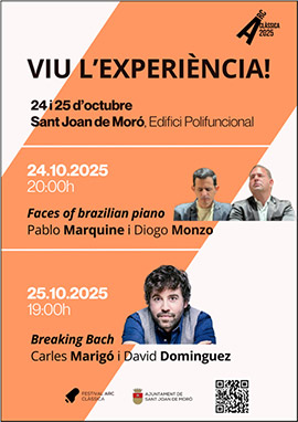 Sant Joan de Moró acoge este fin de semana dos conciertos del Festival Arc Clásica