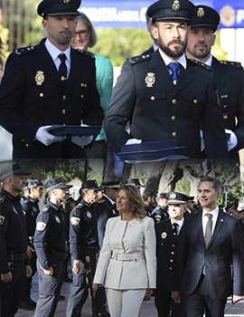 Tradicional acto institucional en honor a San Miguel de la Policía Local de Castellón
