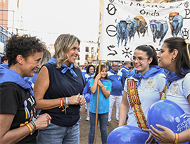 Marta Barrachina reafirma en Onda el compromiso de la Diputación de Castellón con la tradición taurina