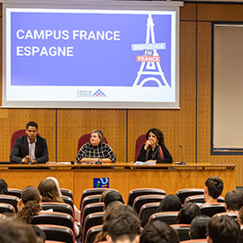 La rectora de la UJI recibe a la agregada de Cooperación Científica y Universitaria de la embajada francesa para reforzar la colaboración académica con Francia