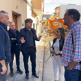 El Ayuntamiento de la Vall d´Uixó realiza las obras de mejora integral de las calles Guzmán, Ramón Pallarés y Convento