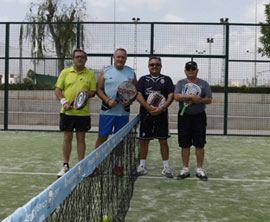 Partido de padel muy esperado