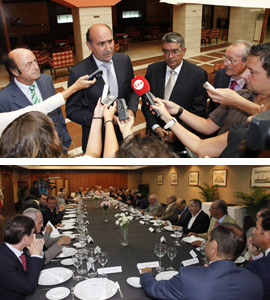Reunión de la confederación empresarial de Castellón