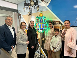 La Gaiata 6 ´Farola-Ravalet´, expuesta en la oficina Tourist Info de la estación de Adif