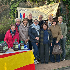 El Ayuntamiento de Sant Jordi promociona su aceite y sus mandarinas en la feria ´Le Marché Au Gras´ en el sur de Francia