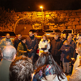 Ballester reúne a los vecinos del Portal de Valencia ante el inicio de las obras de la ladera del Castillo de Onda