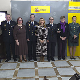 La subdelegada del Gobierno llama a ´no resignarse´ ante la violencia machista y pide unidad en el acto institucional del 25N