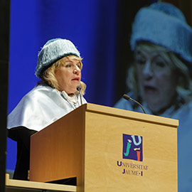 La Universitat Jaume I ha investido como doctora honoris causa a Pilar Arnaiz Sánchez