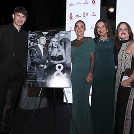 Fernando Morientes y Vicky López, portada de la edición 26 de And Magazine