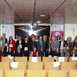 Empresas y colegios profesionales reciben el reconocimiento de Cáritas Diocesana
