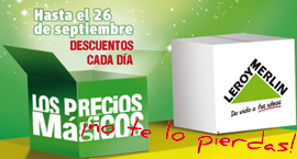 Descuentos cada día de septiembre en Leroy Merlin.