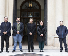 La Diputación de Castellón muestra su condena al crimen de violencia machista en Alicante