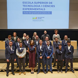 Cerca de 120 estudiantes de la Escuela Superior de Tecnología y Ciencias Experimentales participan en el acto de graduación del ámbito de ingeniería