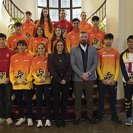 Reconocimiento a los deportistas de Penyeta Roja por sus logros en competiciones internacionales durante la temporada 2025
