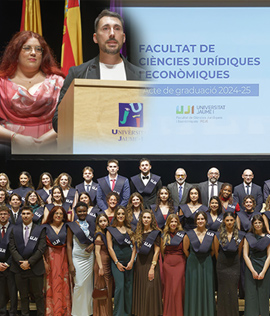 Un total de 330 estudiantes de la Facultad de Ciencias Jurídicas y Económicas de la UJI participan en los actos de graduación