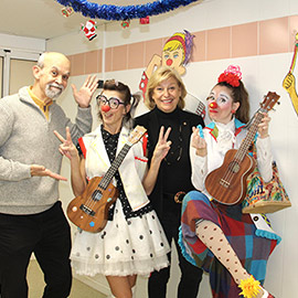 Payasospital visita de forma regular el Hospital General para hacer más llevadera la estancia de los niños/as