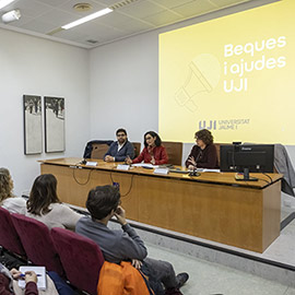 La Universitat Jaume I presenta el Plan de Ayudas y Becas Propias UJI 2026 con un nuevo portal web que centraliza todas las convocatorias
