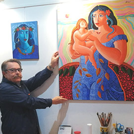 Luis Bolumar abre mañana la 14.ª edición de ´Navidad con Arte. Regala Arte, regálate Arte´