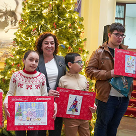 La Diputación de Castellón premia el talento creativo y navideño del alumnado de la provincia participante en el XV Concurso de Postales Navideñas